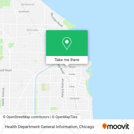 Health Department General Information map