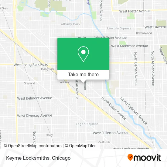 Keyme Locksmiths map