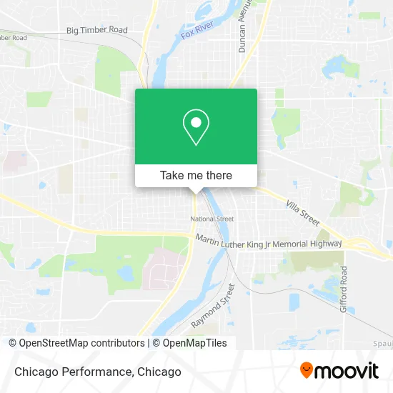 Chicago Performance map