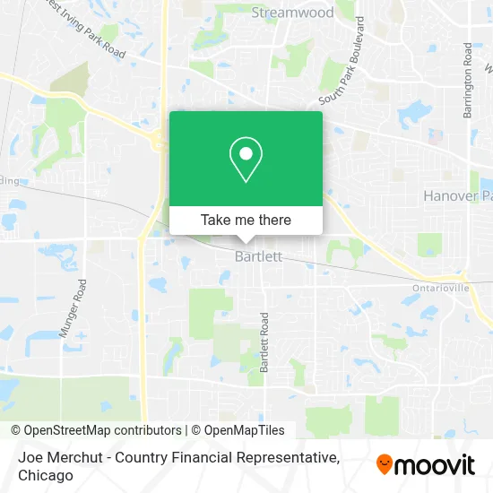 Joe Merchut - Country Financial Representative map