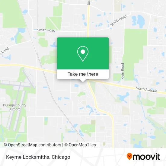 Keyme Locksmiths map