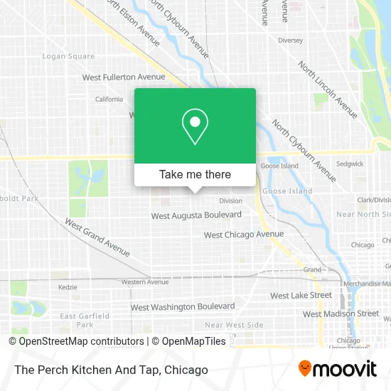 The Perch Kitchen And Tap map