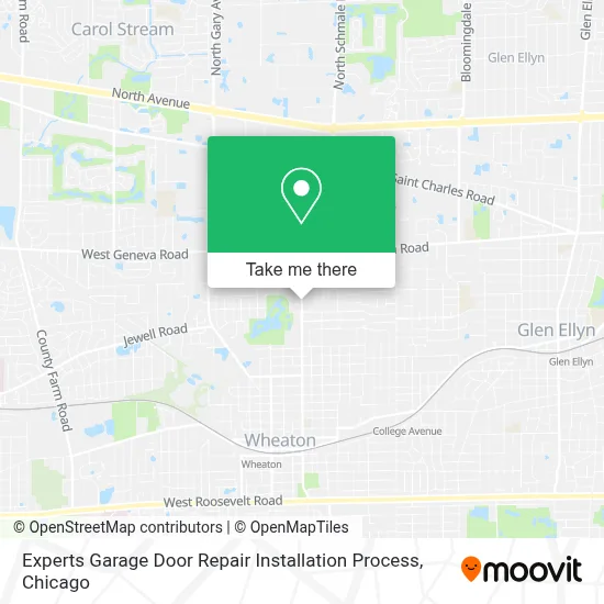 Experts Garage Door Repair Installation Process map