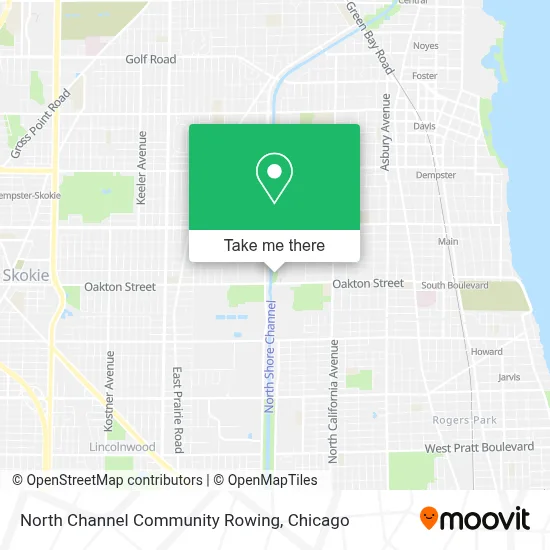 North Channel Community Rowing map