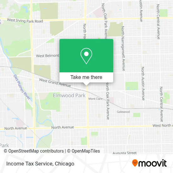 Income Tax Service map