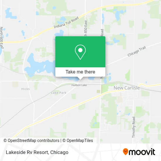 Lakeside Rv Resort map