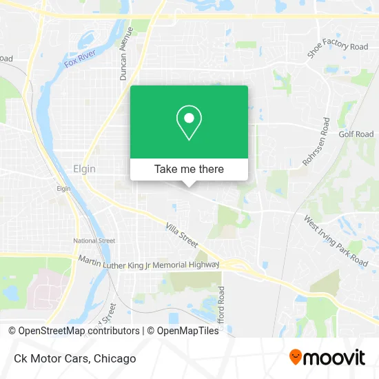 Ck Motor Cars map