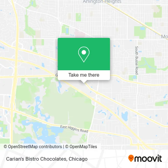 Carian's Bistro Chocolates map