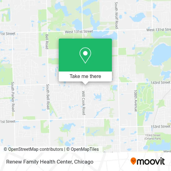 Renew Family Health Center map