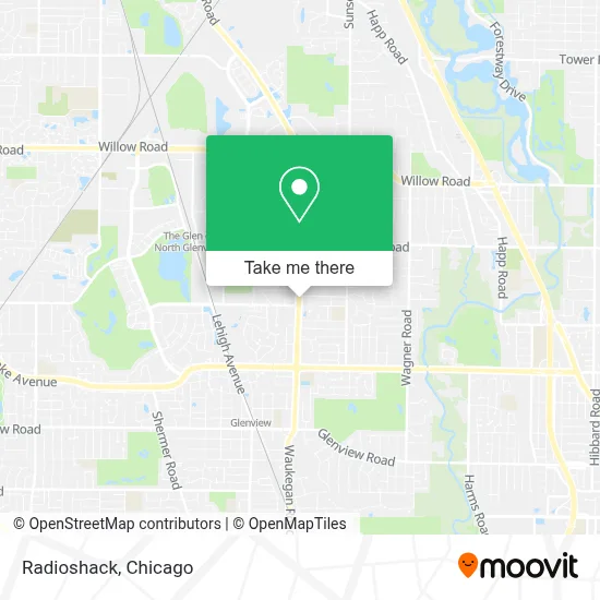Radioshack map