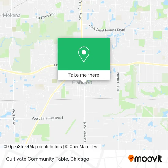 Cultivate Community Table map