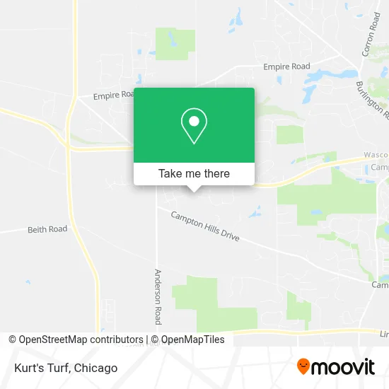 Kurt's Turf map