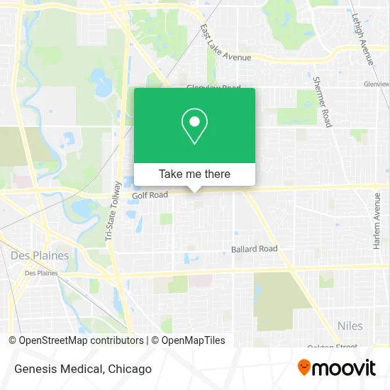 Genesis Medical map