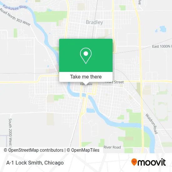A-1 Lock Smith map