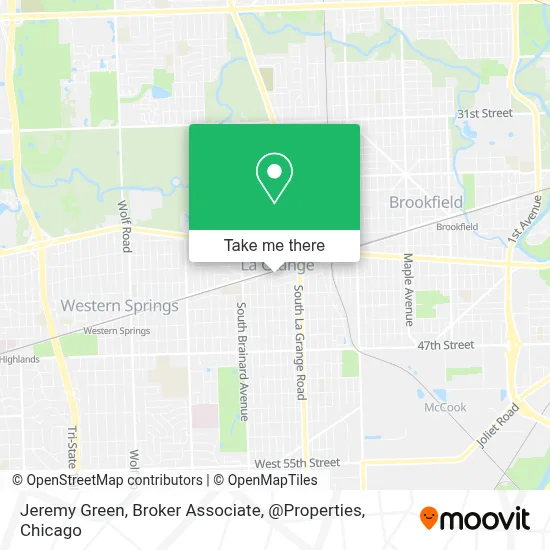 Jeremy Green, Broker Associate, @Properties map