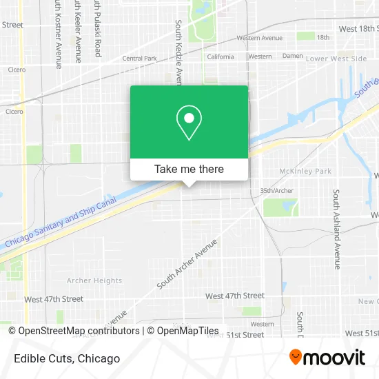 Edible Cuts map