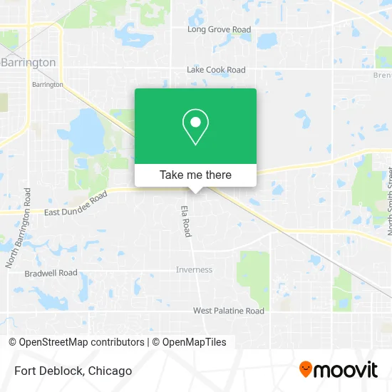 Fort Deblock map
