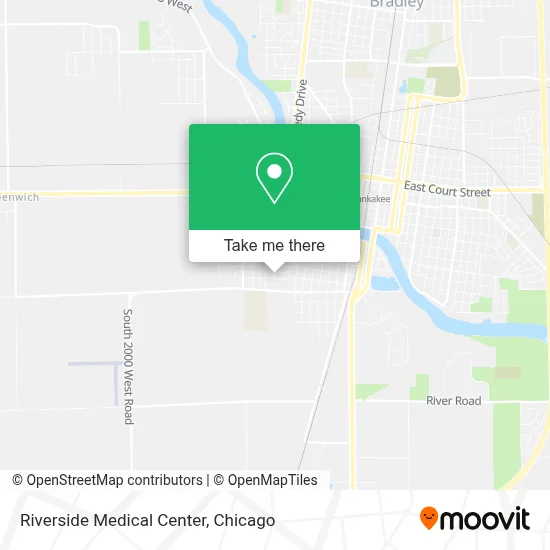Riverside Medical Center map