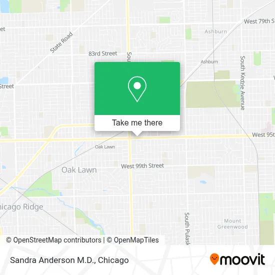 Sandra Anderson M.D. map