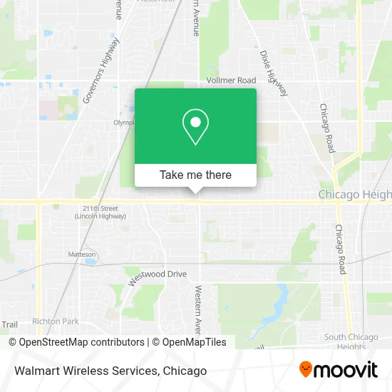 Walmart Wireless Services map