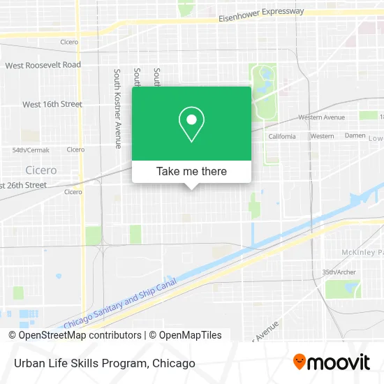 Urban Life Skills Program map