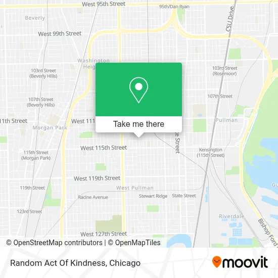 Random Act Of Kindness map