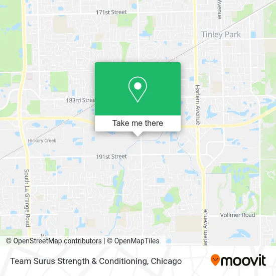 Team Surus Strength & Conditioning map