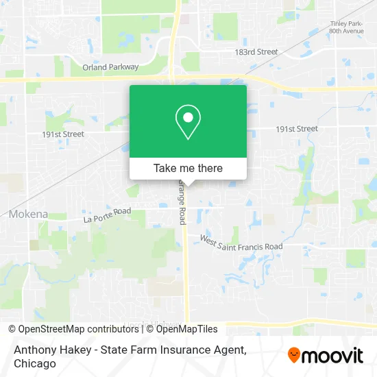 Anthony Hakey - State Farm Insurance Agent map