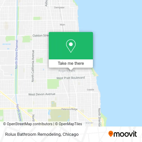 Rolux Bathroom Remodeling map