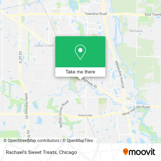 Rachael's Sweet Treats map