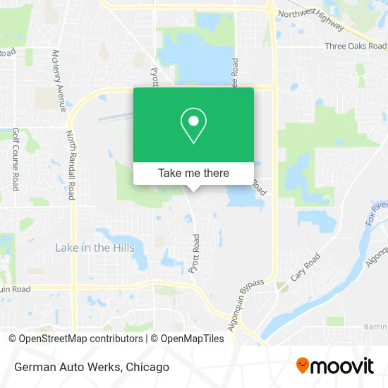 German Auto Werks map