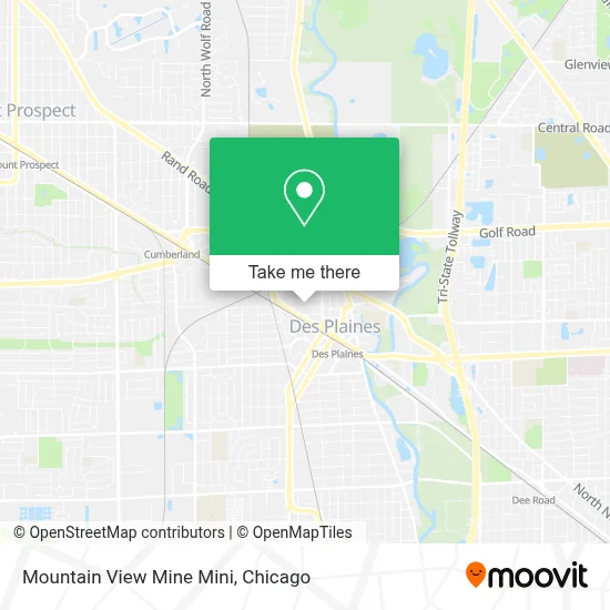 Mountain View Mine Mini map