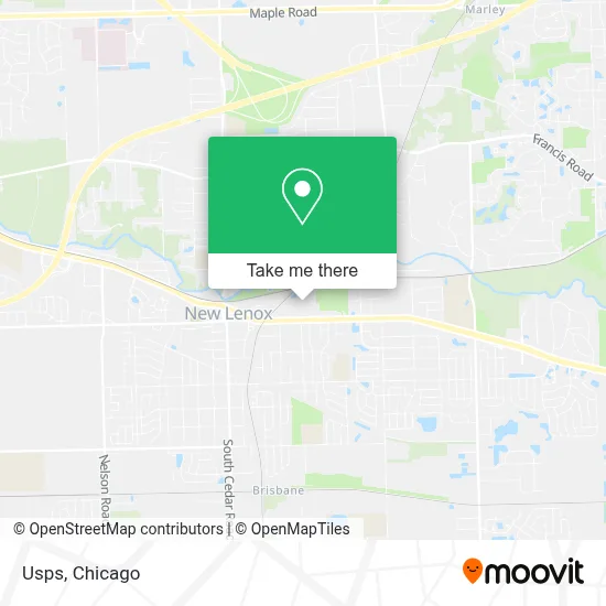Usps map