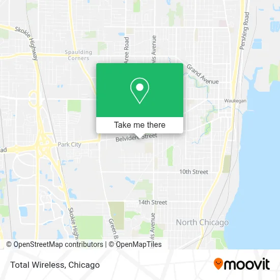 Total Wireless map
