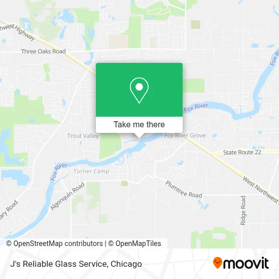 J's Reliable Glass Service map