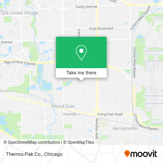 Thermo-Pak Co. map