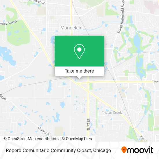 Ropero Comunitario Community Closet map