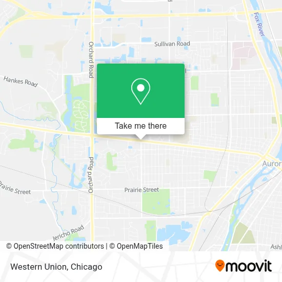 Western Union map