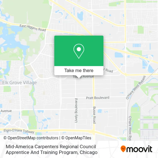 Mid-America Carpenters Regional Council Apprentice And Training Program map