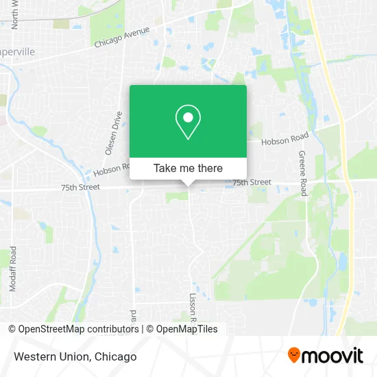 Western Union map