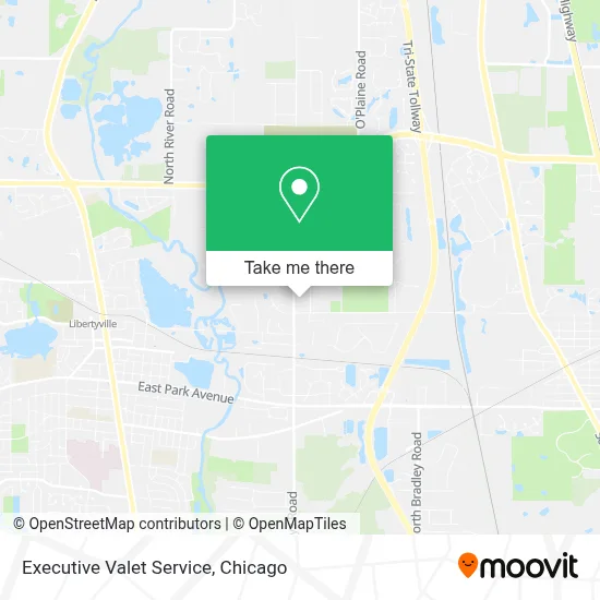 Executive Valet Service map