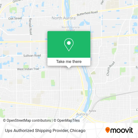 Ups Authorized Shipping Provider map