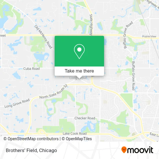 Brothers' Field map