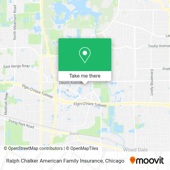 Ralph Chalker American Family Insurance map