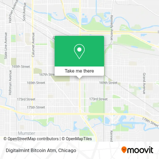 Digitalmint Bitcoin Atm map