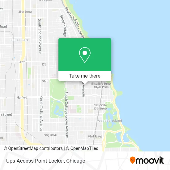 Ups Access Point Locker map