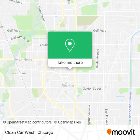 Clean Car Wash map