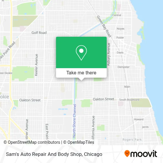 Sam's Auto Repair And Body Shop map