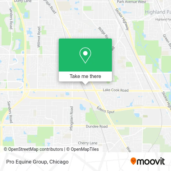 Pro Equine Group map