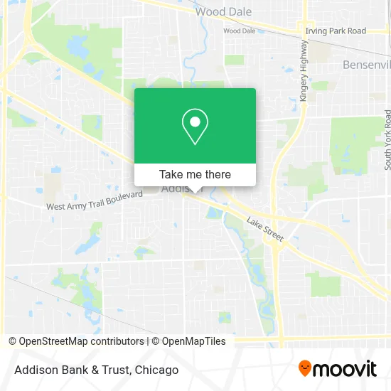 Addison Bank & Trust map